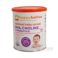 Happy Bellies 有机糙米 益生菌 DHA婴儿辅食 营养米粉 2阶段