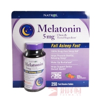 美国直邮 Natrol Biotin芮特助眠褪黑素 250粒