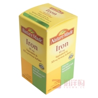 美国直邮 Nature Made Iron莱萃美补铁颗粒65mg 300粒