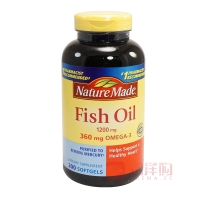 莱萃美Nature Made 深海鱼油1200mg 200粒/瓶