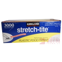 KIRKLAND STRETCH-TITE 3000英尺微波炉保鲜膜914米41...