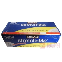 KIRKLAND STRETCH-TITE 3000英尺微波炉保鲜膜914米4170克